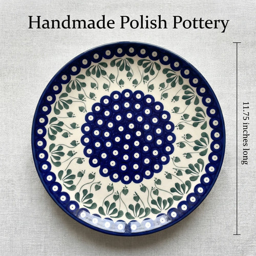 Alyce Cake Plate Polish Pottery
