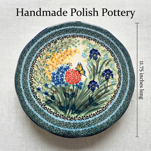 Teresa Cake Plate Polish Pottery