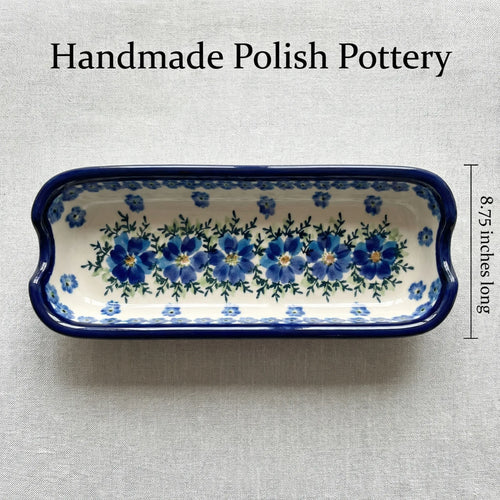 Polish Pottery Dimensions Kalina Corn on the Cob Plate