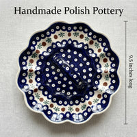 Polish Pottery Dimensions Nature Egg Plate