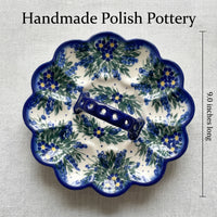Hyacinth Egg Plate Polish Pottery