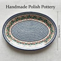Noelle Oval Platter Polish Pottery