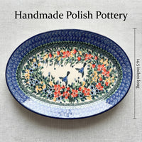 Maria Oval Platter Polish Pottery