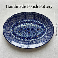 Joanna Oval Platter Polish Pottery
