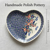 Garden Butterfly Breakfast Plate Polish Pottery