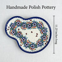 Scarlett Breakfast Plate Polish Pottery