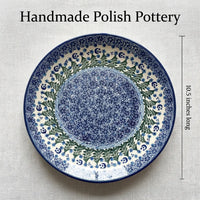 Polish Pottery Dimensions Evergreen Magic Dinner Plate