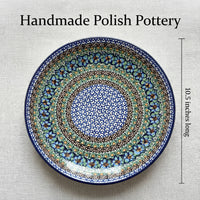 Polish Pottery Dimensions Mardi Gras Dinner Plate