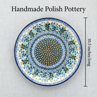 Polish Pottery Dimensions Lily of the Valley Dinner Plate