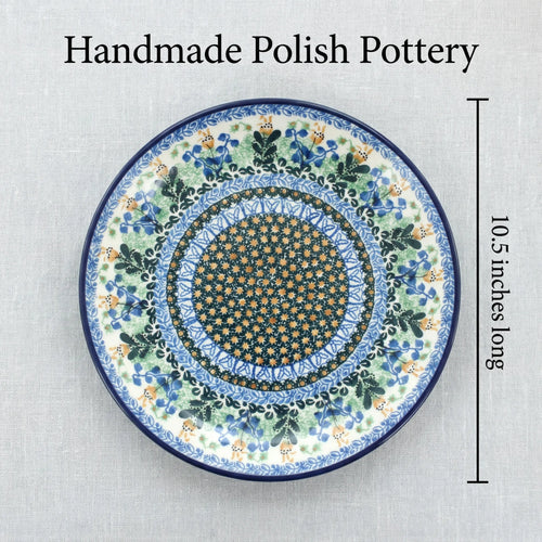 Polish Pottery Dimensions Lily of the Valley Dinner Plate
