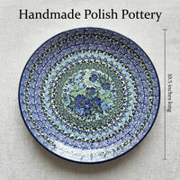 Polish Pottery Dimensions Sapphire Fields Dinner Plate