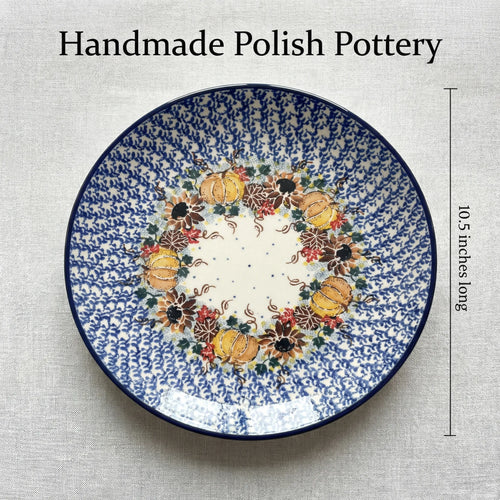 Polish Pottery Dimensions Harvest Bounty Dinner Plate