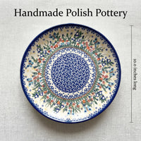 Garden Of Eden Cake Plate Polish Pottery