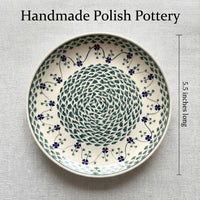 Polish Pottery Dimensions Medium Scroll Plate Rack Version 3