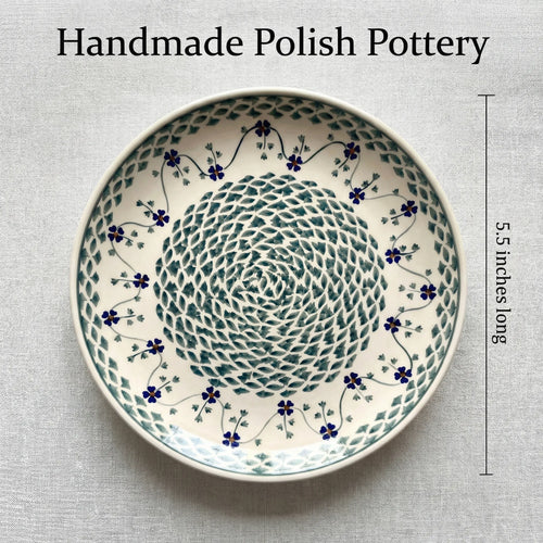 Polish Pottery Dimensions Medium Scroll Plate Rack Version 3
