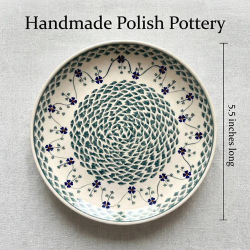 Polish Pottery Dimensions Medium Scroll Plate Rack Version 4