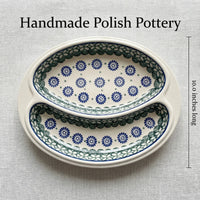 Maia Bratwurst Plate Polish Pottery