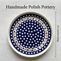 Nature Torte Plate Polish Pottery