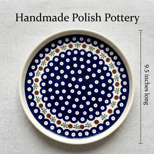 Nature Torte Plate Polish Pottery