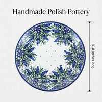 Hyacinth Dinner Plate Polish Pottery