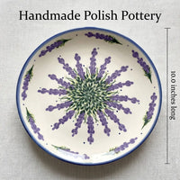 Polish Pottery Dimensions Lavender Fields Dinner Plate