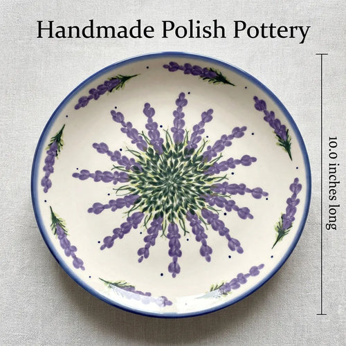 Polish Pottery Dimensions Lavender Fields Dinner Plate
