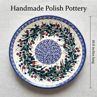 Polish Pottery Dimensions Berry Dinner Plate