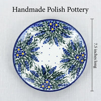 Polish Pottery Dimensions Hyacinth Dessert Plate
