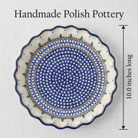 Polish Pottery Dimensions Rustic Pines Pie Plate