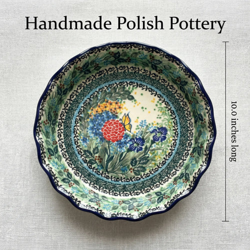 Teresa Pie Plate Polish Pottery