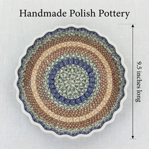 Athena Torte Plate Polish Pottery