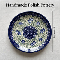 Seaside Swirl Dessert Plate Polish Pottery