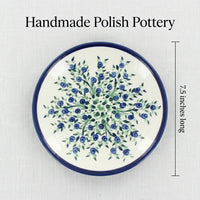 Polish Pottery Dimensions Porcelain Vine Dessert Plate
