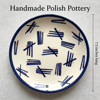 Polish Pottery Dimensions Zoe Dessert Plate