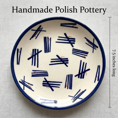 Polish Pottery Dimensions Zoe Dessert Plate