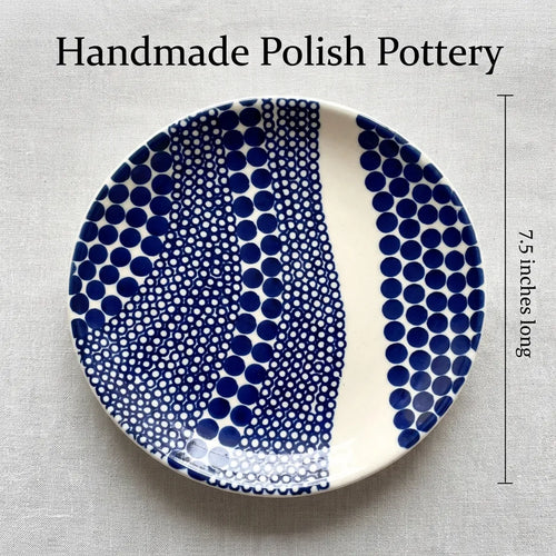 Zara Dessert Plate Polish Pottery