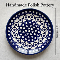 Xandra Dessert Plate Polish Pottery