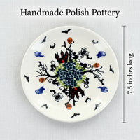 Polish Pottery Dimensions Monster Mash Dessert Plate
