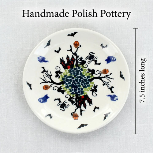 Polish Pottery Dimensions Monster Mash Dessert Plate