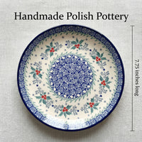 Polish Pottery Dimensions December Joy Dessert Plate