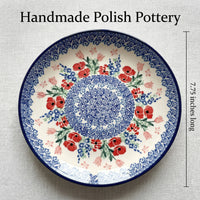 Polish Pottery Dimensions Dreaming of Poppies Dessert Plate