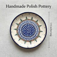Polish Pottery Dimensions Rustic Pines Dessert Plate