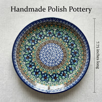 Polish Pottery Dimensions Mardi Gras Dessert Plate