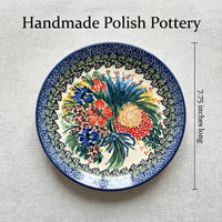 Polish Pottery Dimensions Summer Blooms Dessert Plate