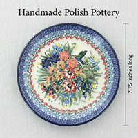 Polish Pottery Dimensions Hummingbird Dessert Plate