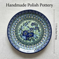 Polish Pottery Dimensions Sapphire Fields Dessert Plate