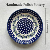 Sweet Annie Pie Plate Polish Pottery