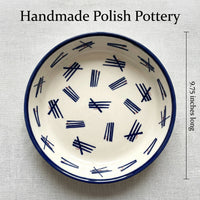Zoe Pie Plate Polish Pottery
