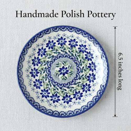 Hallsey Berry Bowl with Plate Polish Pottery