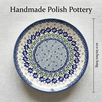 Hallsey Pedestal Cake Plate Polish Pottery